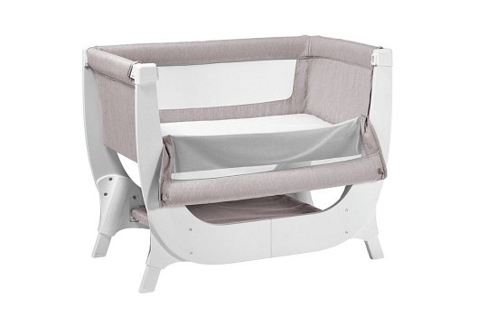 Shnuggle Łóżeczko Dostawne dla Niemowlaka Air Bedside Crib Stone