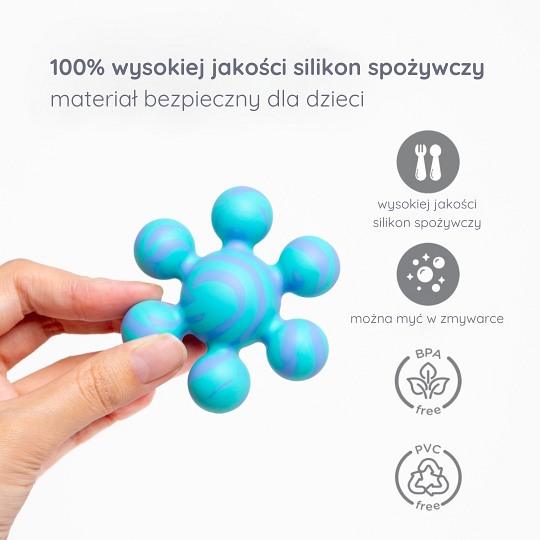 Ubbi Gryzak Silikonowy do Łączenia Pink