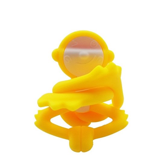 Mombella Gryzak Zabawka Małpka Yellow