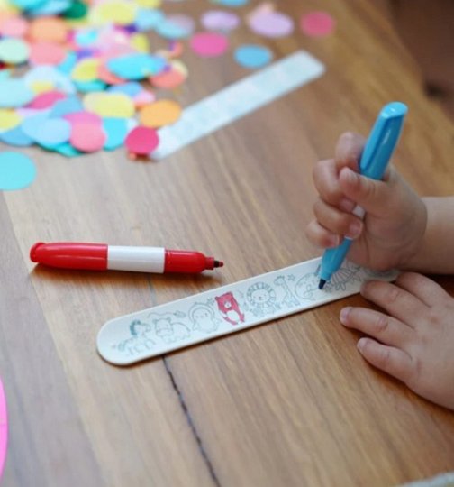 HeyDoodle Bransoletka Samozaciskowa do Kolorowania Pojazdy