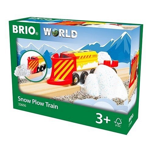 BRIO World Pociąg z Pługiem Śnieżnym