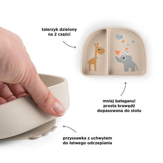 Done by Deer Talerzyk na Przekąski z Przyssawką Ce