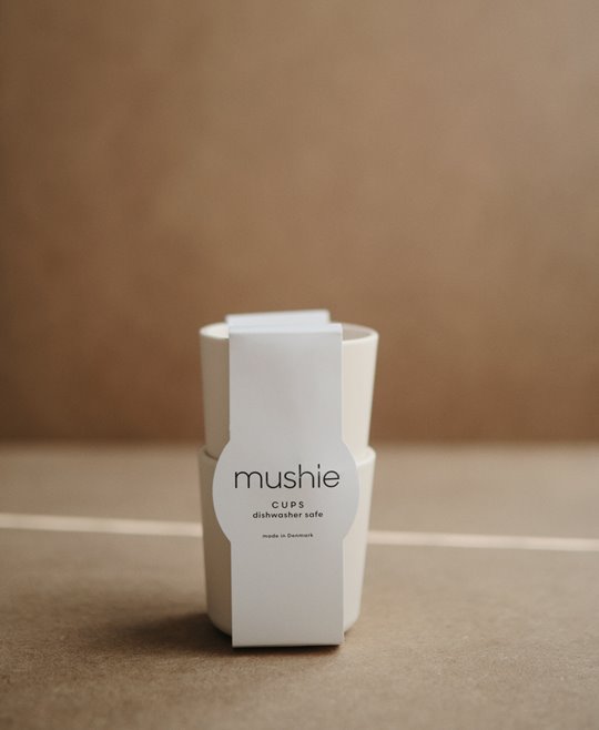 Mushie Kubeczki dla dzieci 225 ml 2-pak Ivory
