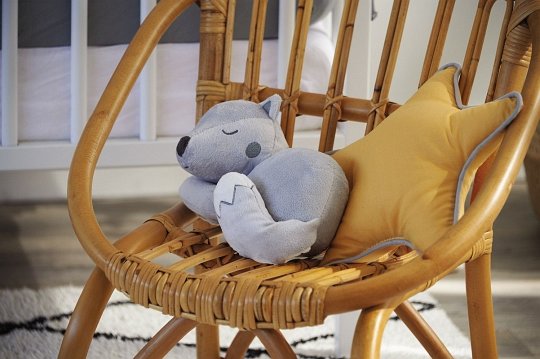 Tineo Klin Niemowlęcy i Zabawka Pluszowa 2w1 Little Wolf