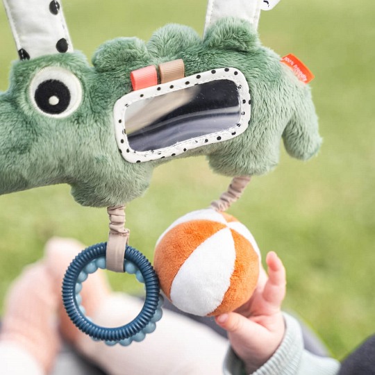 Done by Deer Zawieszka do Wózka i Fotelika Krokodyl Croco Green