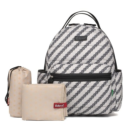 Babymel Eco Plecak do Wózka Lola Mono Stone