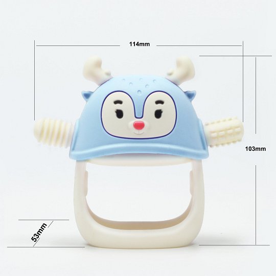 Smily Mia Gryzak dla Niemowlaka Renifer Light Blue