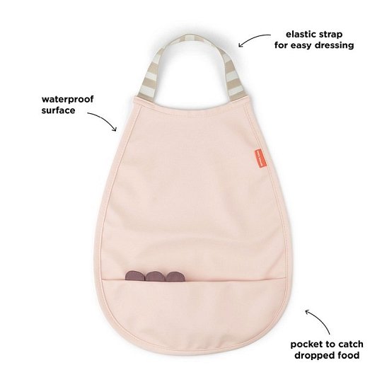 Done by Deer Śliniak z Kieszonką Croco Powder