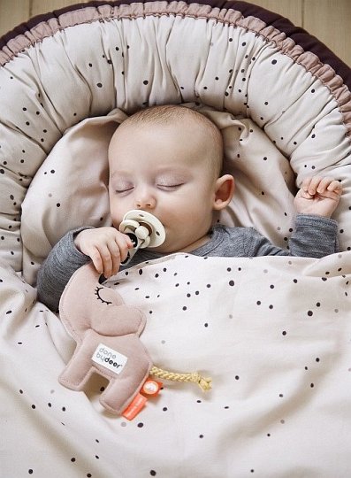 Done by Deer Dots Gniazdko Niemowlęce Grey