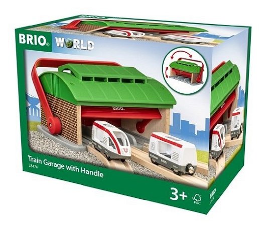 BRIO World Garaż dla Pociągów z Rączką