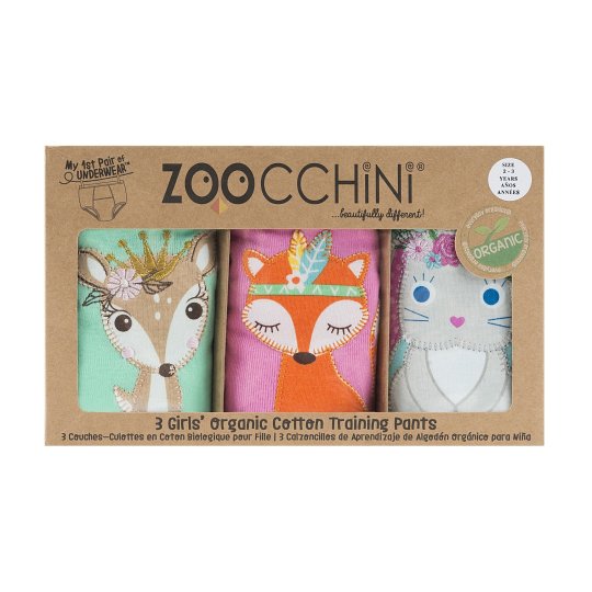Zoocchini Majtki Treningowe Girl Princess 2-3