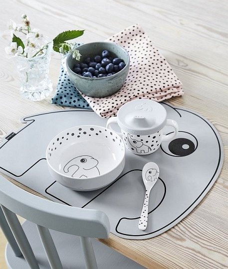 Done By Deer Podkładka na Stół Elphee Blue