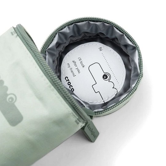 Done by Deer Termoopakowanie na Butelkę Croco Green