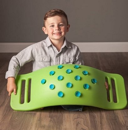 Fat Brain Toy  Bujawka Teeter Popper Zielona