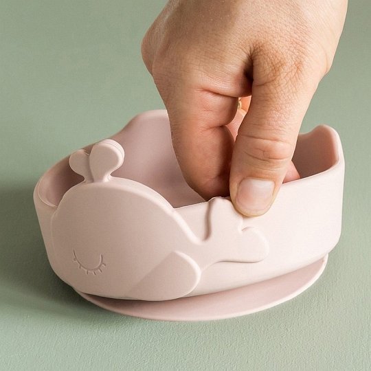 Done by Deer Miseczka Silikonowa z Przyssawką i Łyżeczką Blue