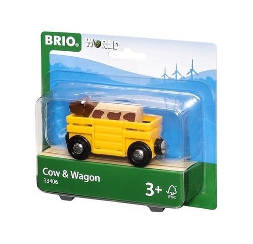 BRIO World Wagon z Krową