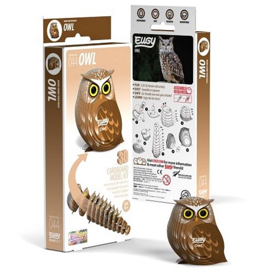 Eugy Układanka Eko 3D Sowa