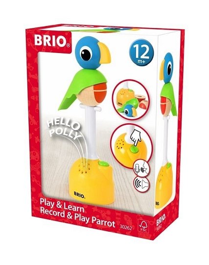 BRIO Zabawka Papuga Nagrywaj i Graj
