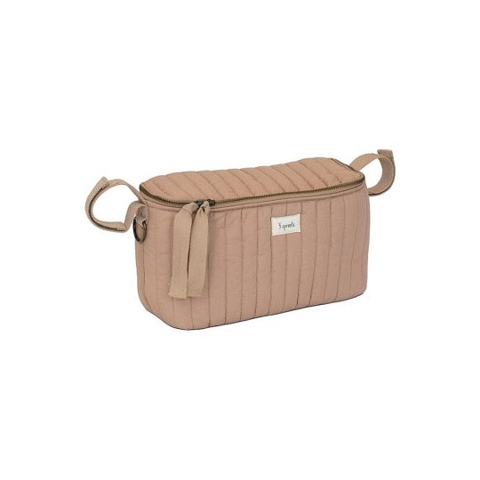 3 Sprouts Organizer Do Wózka Quilted Solid Clay