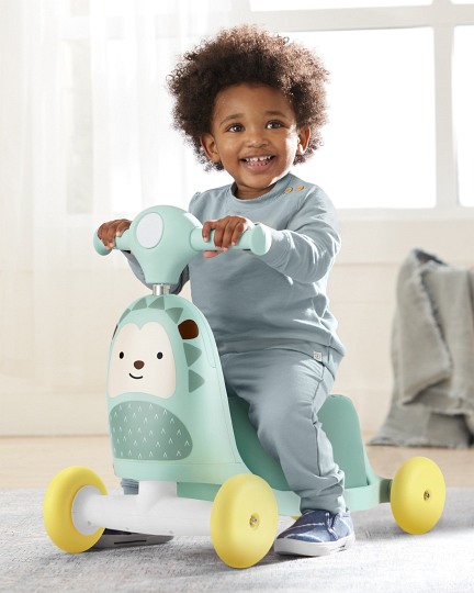 Skip Hop Hulajnoga Jeździk i Pchacz dla Dziecka 3w1 Jeż ZOO