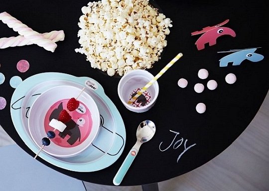 Done by Deer Dots Sztućce Niebieskie