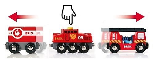 BRIO World Pociag Straży Pożarnej