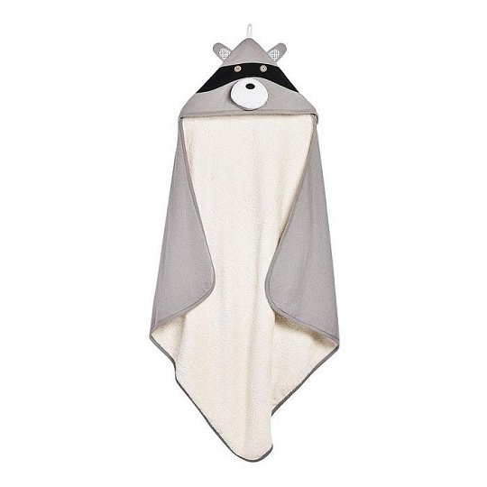 3 Sprouts Ręcznik z Kapturem Szop Szary