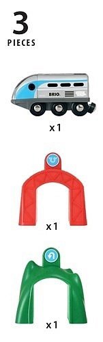 BRIO Smart Tech Lokomotywa z Tunelami