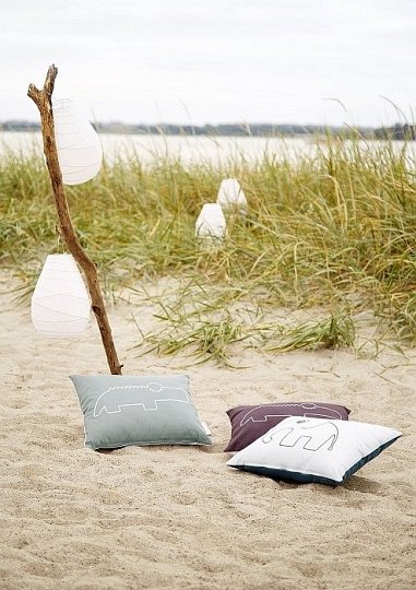 Done by Deer Poduszka Elphee Croco Blue