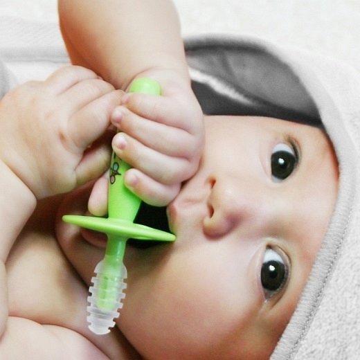 ZoLi Chubby Gummy Gryzak Green Orange 2 sz