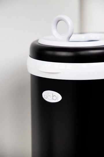 Ubbi Stalowy kosz na pieluchy Black Mat