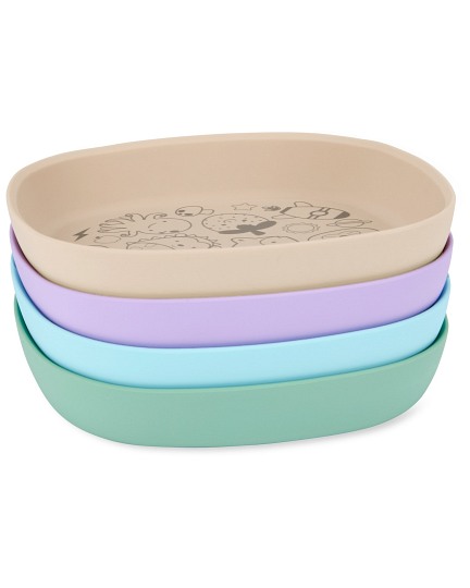 Skip Hop Talerzyk dla Dziecka Silikonowy Squad Oat