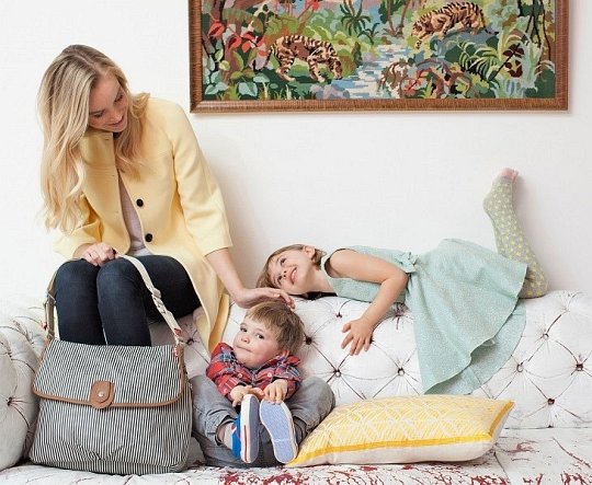 Babymel Torba dla Mamy Satchel Stripe Navy