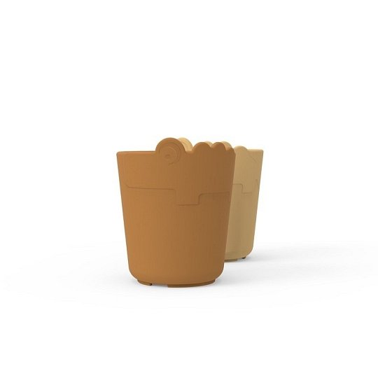 Done by Deer Kubek dla Dziecka Kiddish Croco Mustard 2szt.