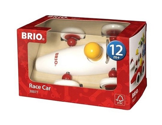 BRIO Samochodzik Drewniany Wyścigówka