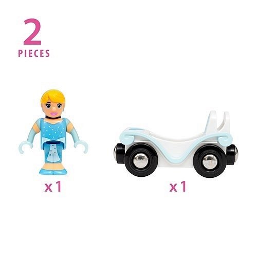BRIO Disney Princess Królewna Kopciuszek z Wagonikiem