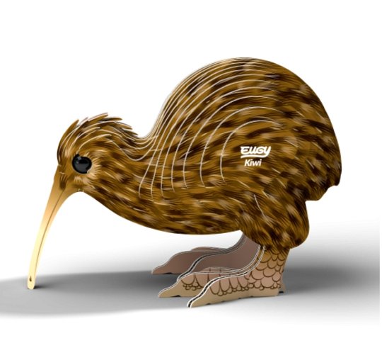 Eugy Układanka Eko 3D Brązowe Kiwi