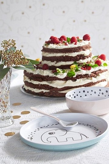 Done by Deer Dots Yummy+ Talerzyk Grey