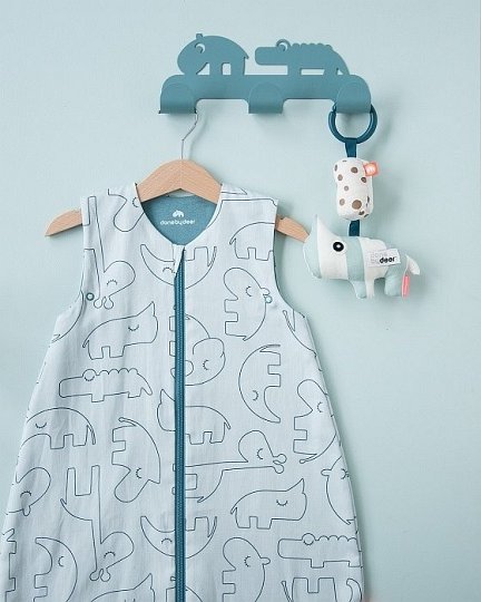 Done by Deer Śpiworek 1.0 Tog 70 cm Blue