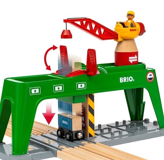 BRIO Dźwig Kontenerowy