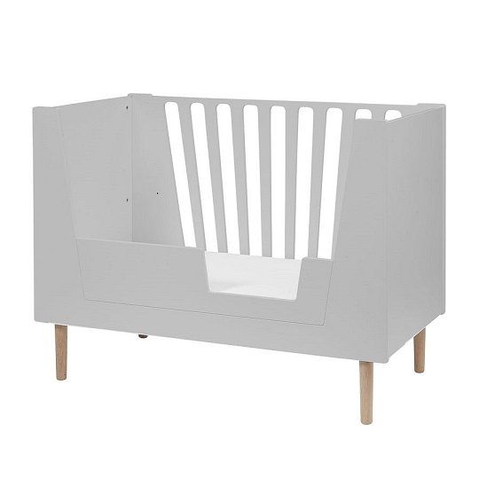 Done by Deer Łóżeczko 70x140 cm Grey