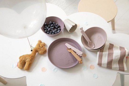 Done by Deer Widelec dla Dziecka Kiddish Raffi Powder 4szt.