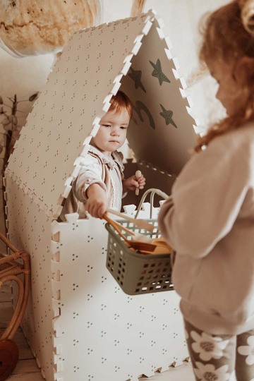 Play&Go TILOO Dwustronna Mata Piankowa 3w1 Numbers