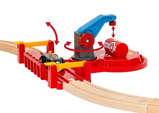 BRIO World Zestaw Kolejki Deluxe Straż Pożarna i Policja