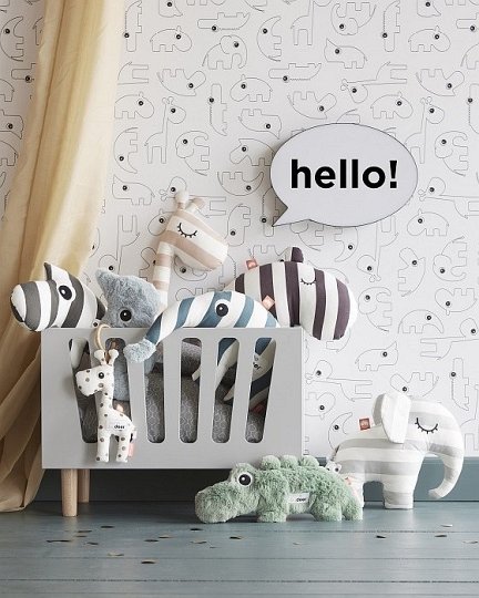 Done by Deer Przytulanka Zebra Zebee Black