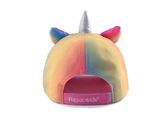 FlapJack Czapka z Daszkiem Dziecięca 3D Jednorożec UPF50+