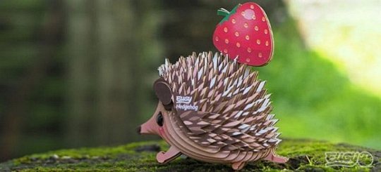 Eugy Układanka Eko 3D Strzyżyk Jeżyk