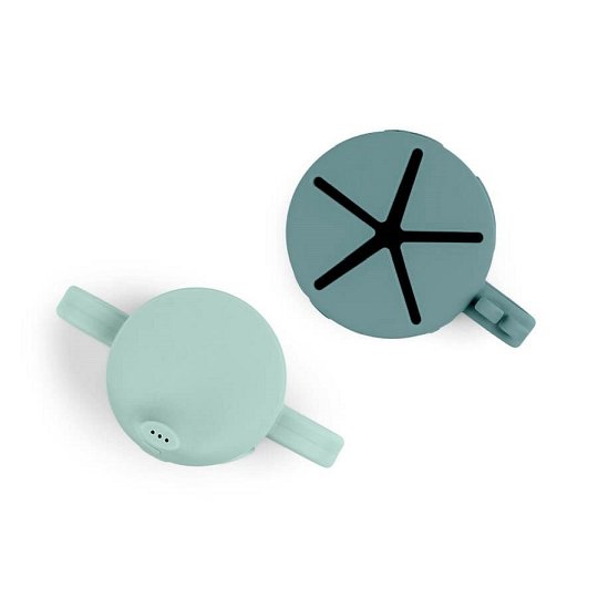 Done by Deer Peekaboo Kubek z Ustnikiem i Kubek na Przekąski Blue