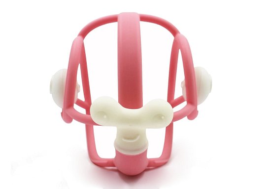 Mombella Gryzak z Grzechotką Ślimak Pink