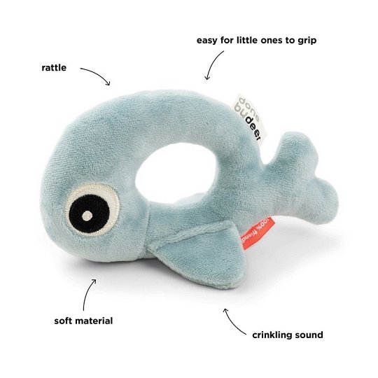 Done by Deer Grzechotka Ring Wally Blue